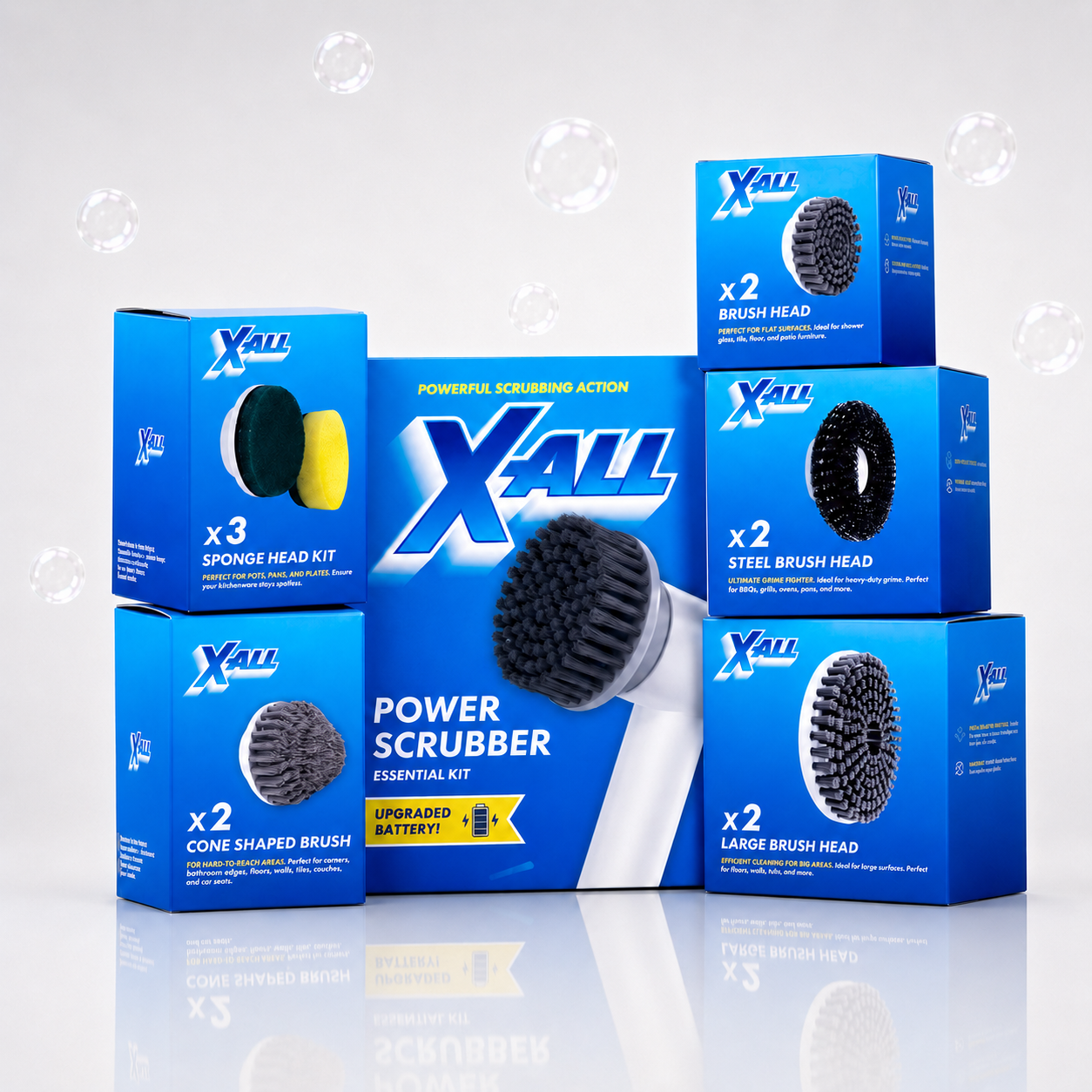 Power Scrubber Mega Kit X-All
