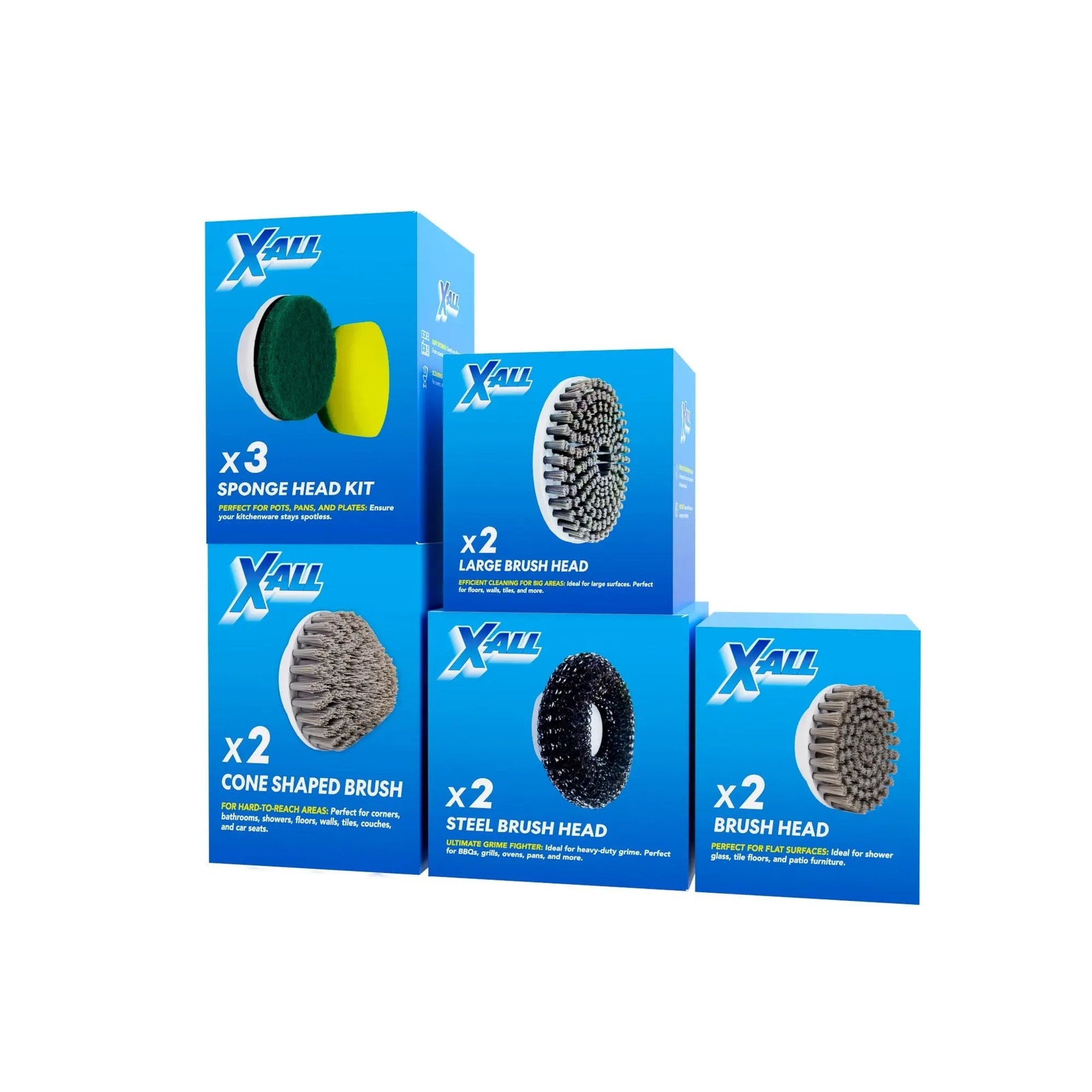 Power Scrubber Attachment Collection (Limited Offer) X-All