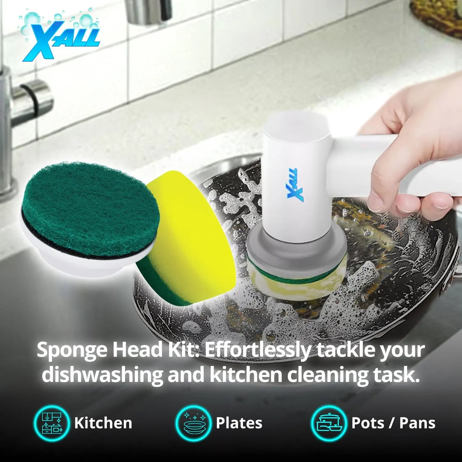 The Power Scrubber Kit X-All