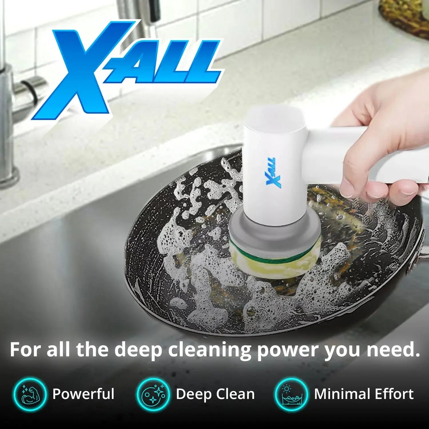 The Power Scrubber Kit X-All