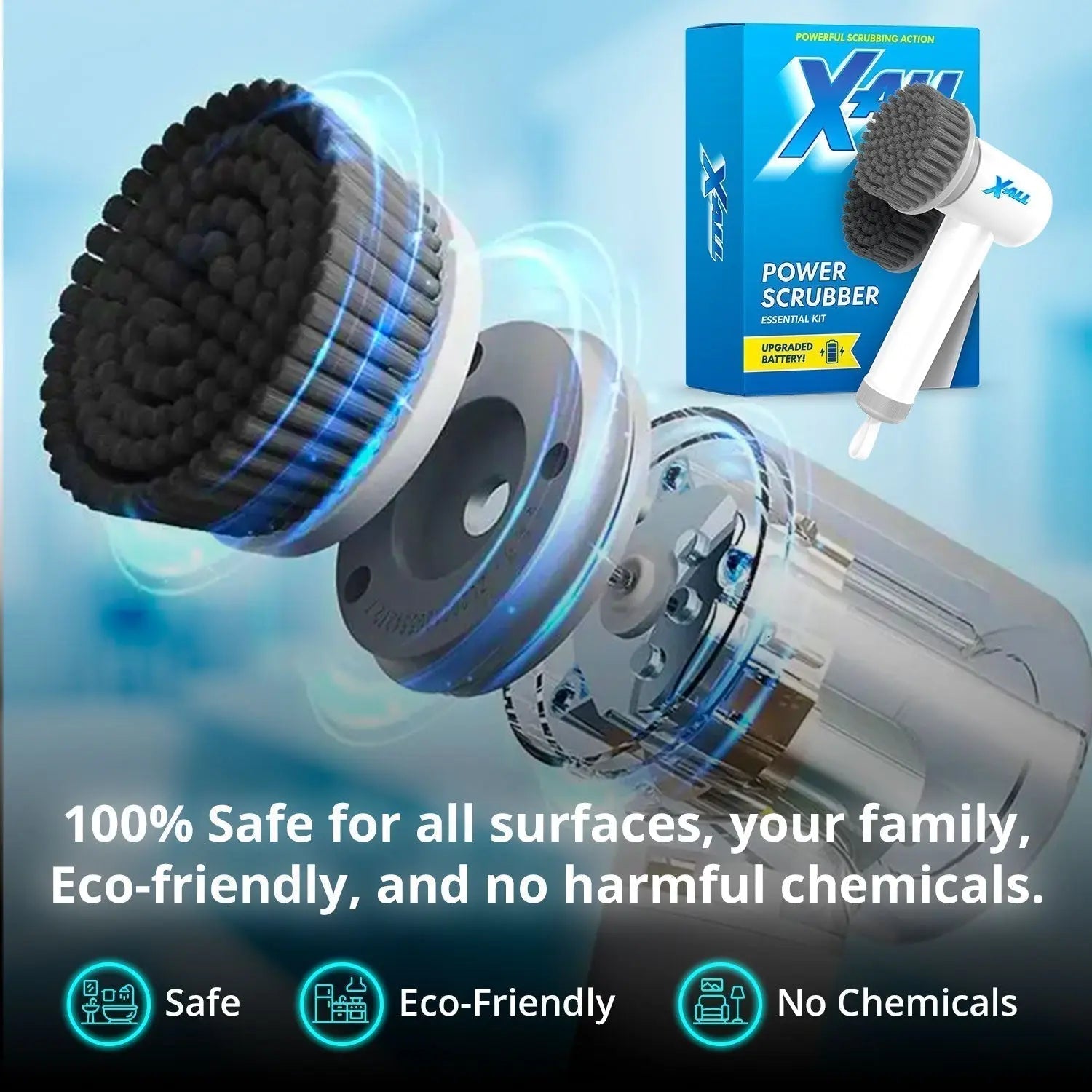 Power Scrubber (Upgraded Battery) X-All