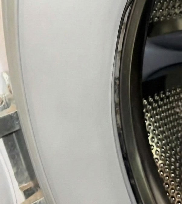 The same washer door seal, clean, after cleaning