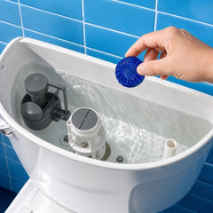 X-All Toilet Tank Cleaner Tablets: Replace When Blue Fades