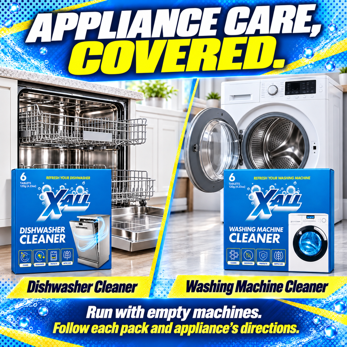 Dishwasher Cleaner and Washing Machine Cleaner for appliance care