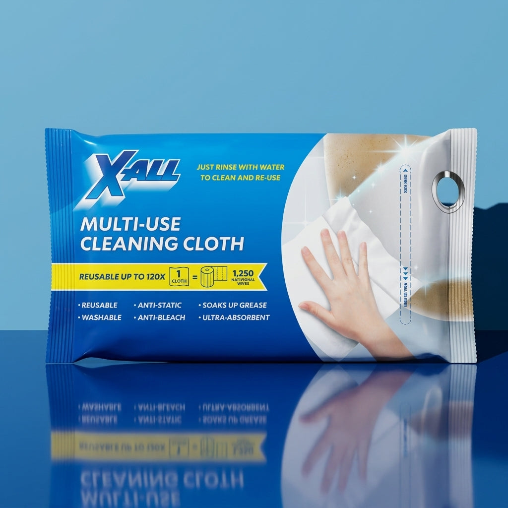X-All Multi-Use Cleaning Cloth package product hero