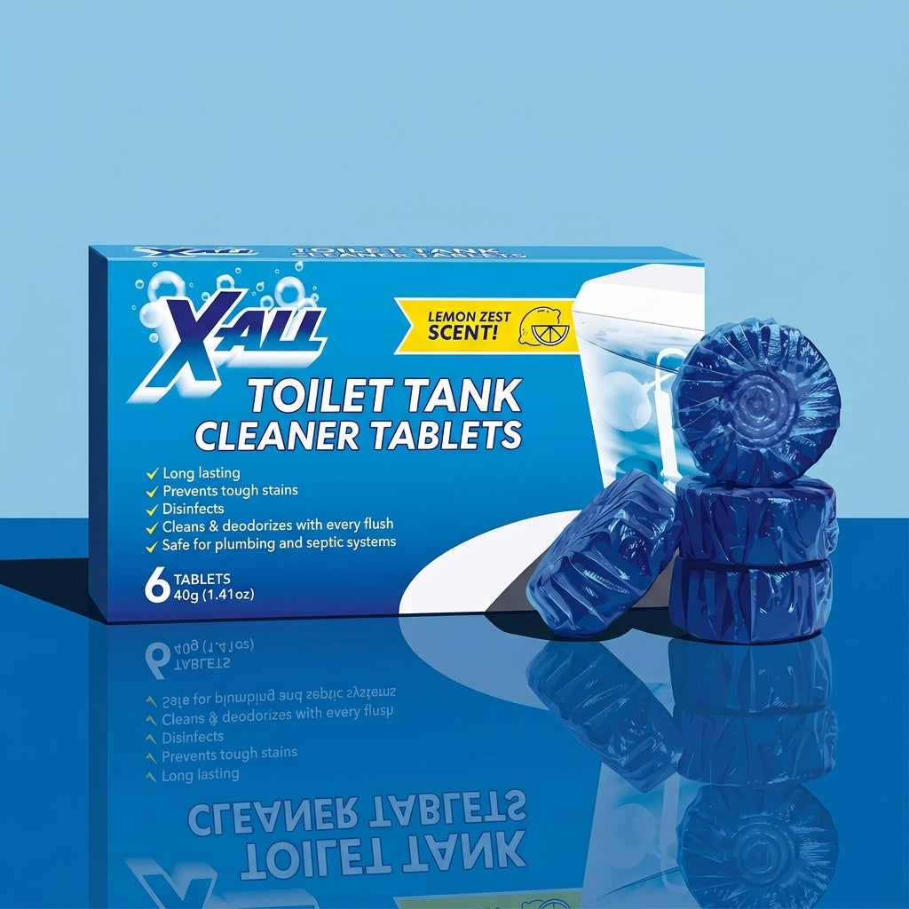 X-All Blue Toilet Tank Cleaner Tablets package product hero