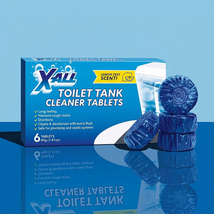 X-All Blue Toilet Tank Cleaner Tablets package product hero