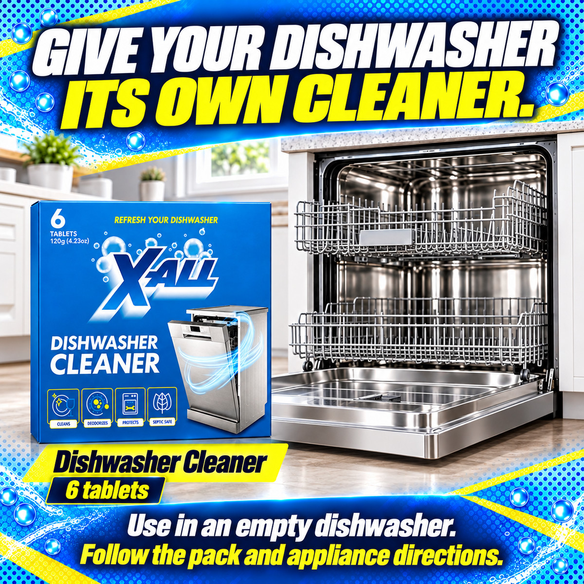 Dishwasher Cleaner for dishwasher care