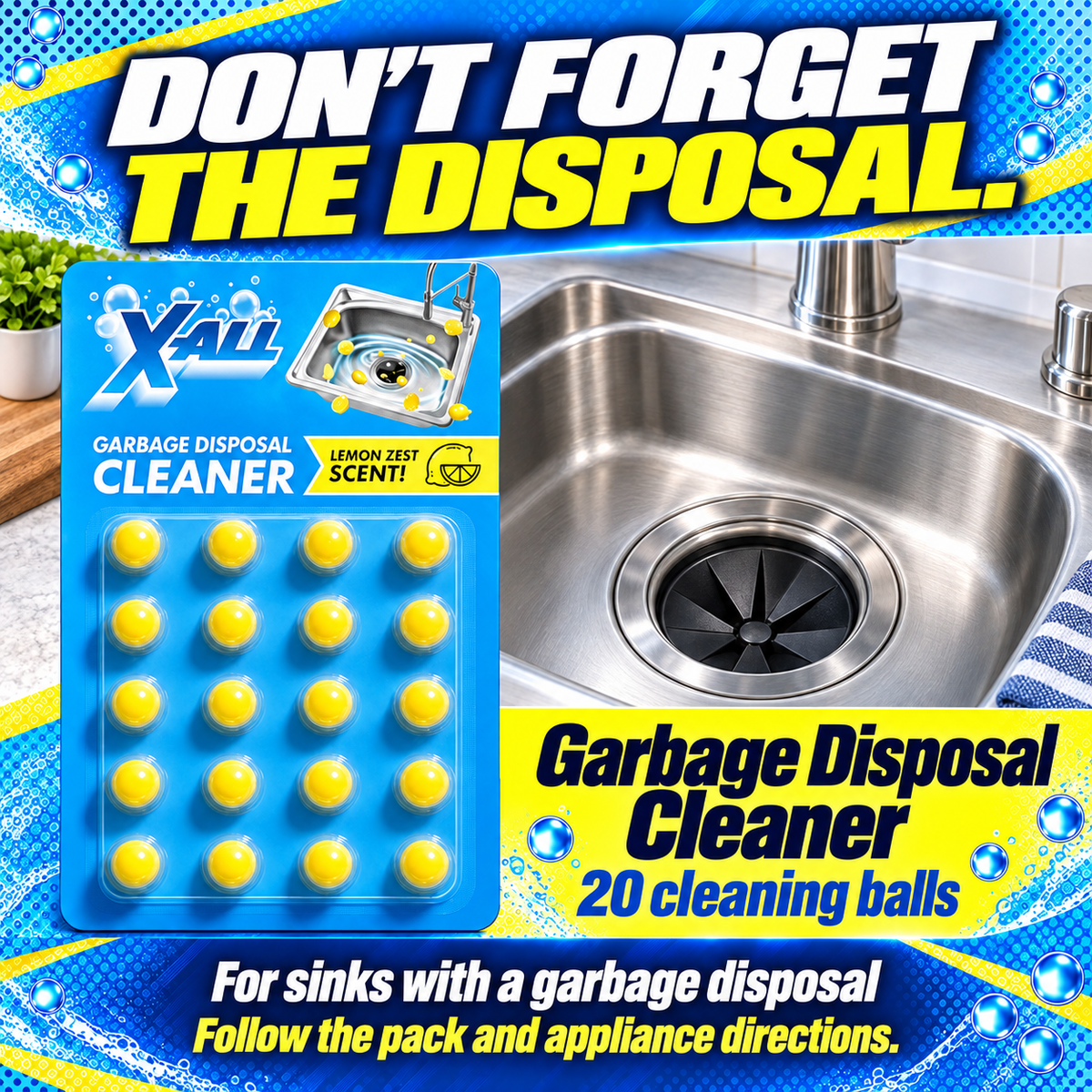 Garbage Disposal Cleaner with 20 balls for disposal care