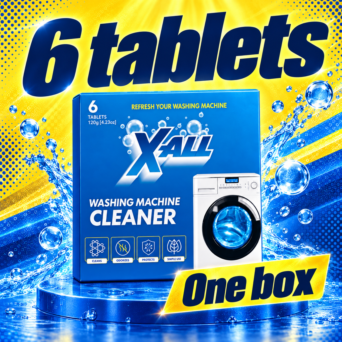 Washing Machine Cleaner: 6 tablets. One box.