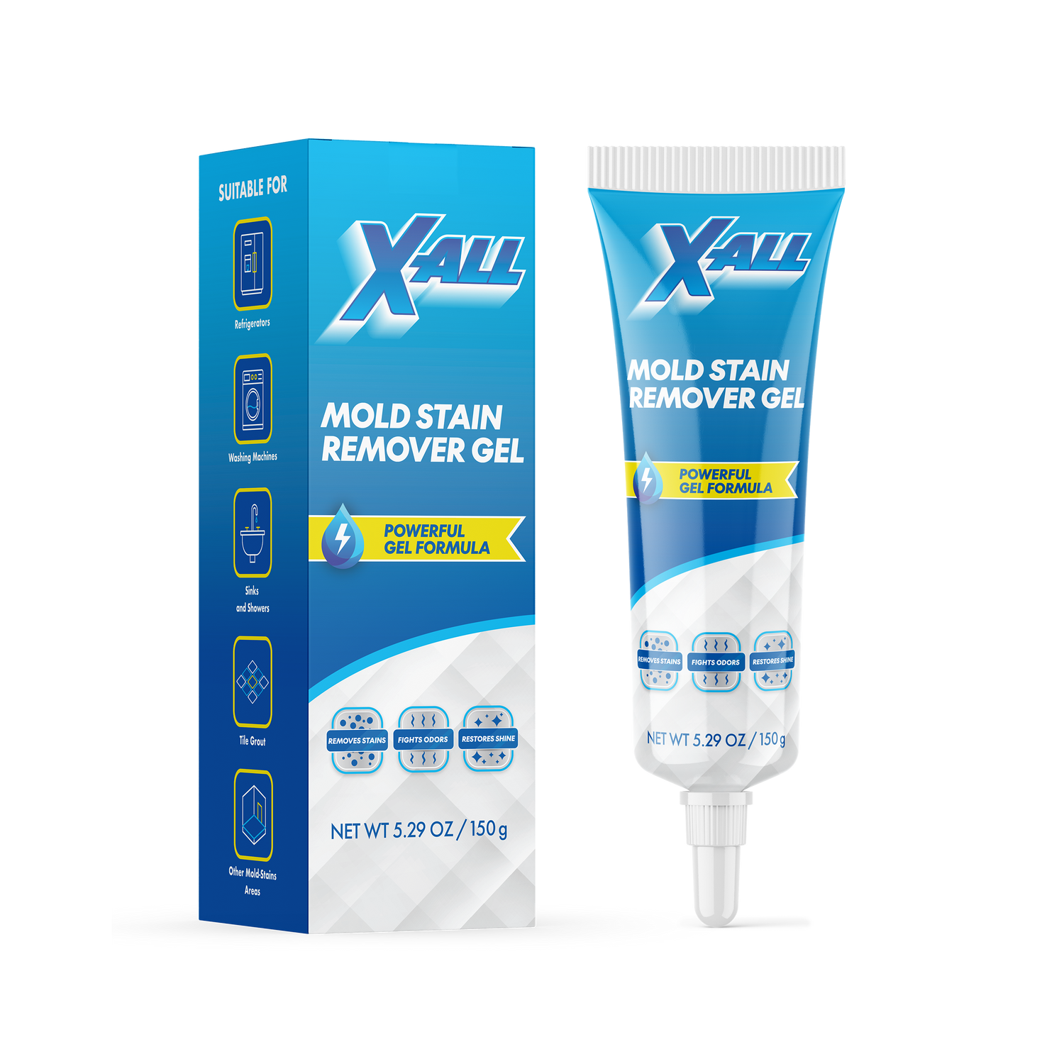 Mold Stain Cleaning Gel X-All
